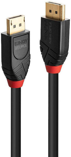 Lindy Kabel DisplayPort-Stecker - DisplayPort-Stecker 5m Schwarz (41167)