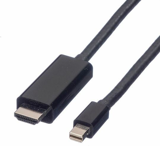 Value Cable mini DisplayPort male - HDMI male 2m Black ()