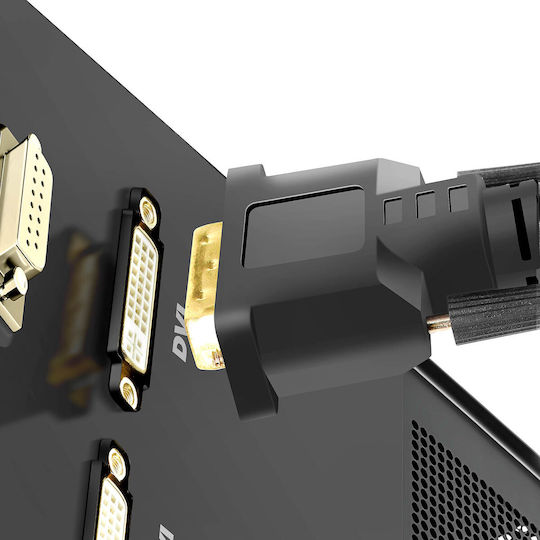 Akyga Cablu DisplayPort - HDMI de sex masculin 1.8m Negru (AK-AV-05)