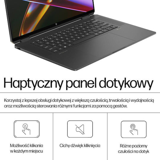 HP Spectre X360 16-aa0233nw 16" OLED Touchscreen (Ultra 7-155H/16GB/1TB SSD/GeForce RTX 4060/W11 Pro) (US Keyboard)