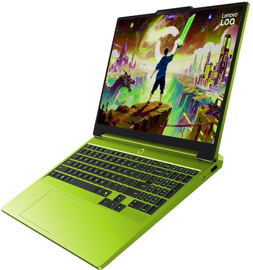 Lenovo LOQ 15AHP11 15.3" IPS FHD+ 165Hz (Ryzen 7-250/16GB/512GB SSD/GeForce RTX 5050/W11 Home) Surge Green (International English Keyboard)