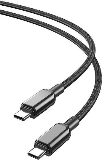XO NB-Q239B USB 2.0 Cable USB-C Male - USB-C 60W PD Black 1m XO-NB239B-BK