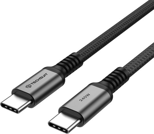 Καλώδιο USB-C σε USB-C Techsuit TitanSync Pro (CX2) 240W - 480Mbps - Fast Charging - E-marker Chip 2m