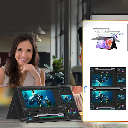 Zeuslap Z15W Преносим Монитор 15.6" FHD 1920x1080
