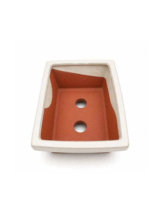 Ghiveci De Flori Alb 15x11x7cm