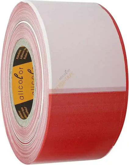Allcolor Лента За Маркиране В Червен Цвят 500м х 8см