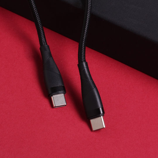Maxlife MXUC-08 USB 2.0 Kabel USB-C männlich - USB-C 60W Schwarz 1m