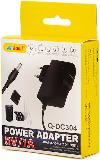 Andowl Universal Power Adapter 5V 1A with 5W Power with Plug Set Q-DC304
