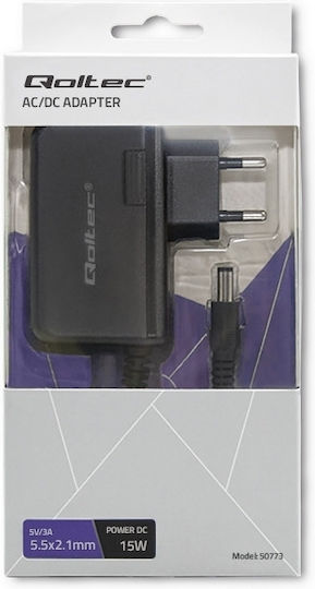 Qoltec Universal Power Adapter 5V 3A with Power 15W (50773)
