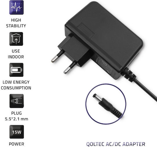 Qoltec Universal Power Adapter 5V 3A with Power 15W (50773)