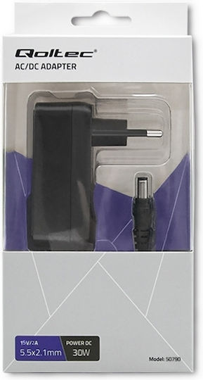 Qoltec Universal Power Adapter 15V 2A with Power 30W (50790)