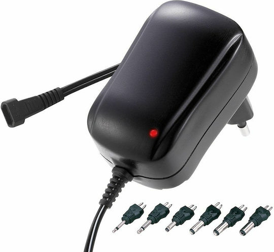 Minwa Adaptor Universal De Alimentare Reglabil Tensiune 3 Până La 12V 0,6A Cu Putere 7,2W Cu 3 Mufe (MW 3N060GS)