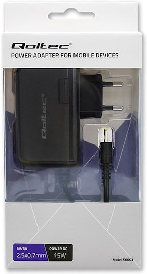 Qoltec Universelles Netzadapter 5 3A mit Leistung 15W