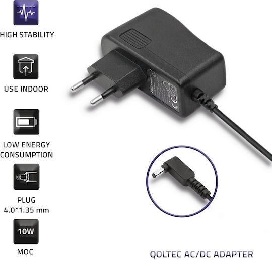 Qoltec Универсално Захранващо Блокче 5 2A с Мощност 10W (50008)