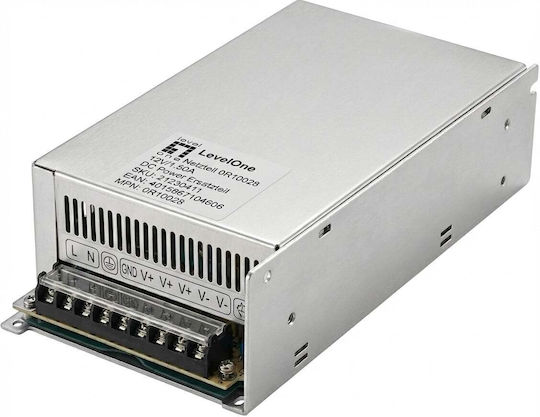 Level One 0R10028 Power Supply 12V / 1.5A for FCS-4044 PTZ Dome Network Camera 1pcs