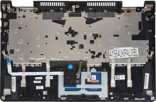 Лаптоп Клавиатура Keyboard Palmrest Lenovo Yoga 710-14ikb 80v4 710-14isk 80ty 5cb0l47456 5cb0l47295 5cb0l47363 5cb0l47368 Uk Backlight Черен Кωδ.41564ukpalmbl