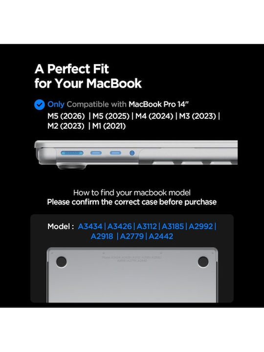 Spigen Pro Case for Laptop in Transparent Colour