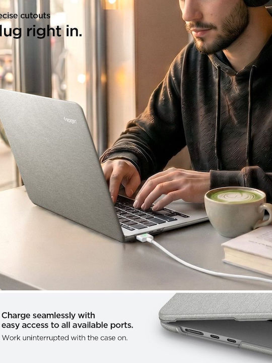 Spigen Urban Θήκη για Laptop 15" σε Γκρι χρώμα