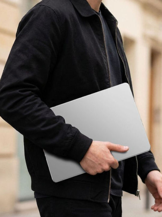 AmazingThing Titan Твърд калъф за MacBook Air M5 16" Прозрачен