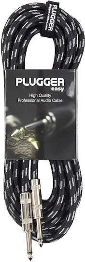 Cablu Audio Profesional Jack 6,35 Mm Masculin Mono Jack 6,35 Masculin Mono 6m Plugger Plu Cabt Jmmjmm 6m00 Eas