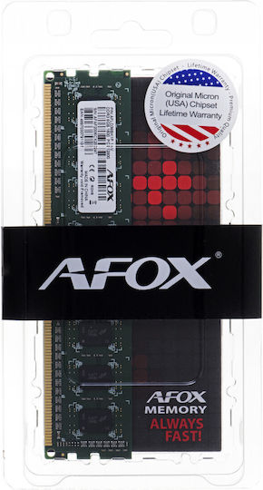 Afox DDR3L Memory RAM with 1x8GB Module and 1600 Speed for Desktop