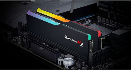 G.Skill Ripjaws M5 RGB DDR5 48GB RAM με 2x24GB Modules και Ταχύτητα 6000 για Desktop
