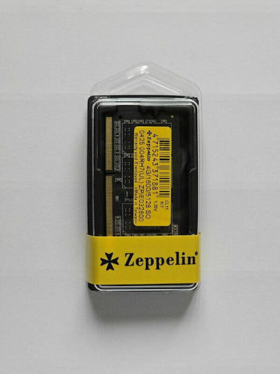 Zeppelin 4GB DDR3 RAM mit 2 Modulen (2x2GB) und Geschwindigkeit 1600 für Laptop