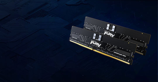 Kingston Fury Renegade Pro 64GB DDR5 RAM with 4 Modules (4x16GB) and 5600 Speed for Desktop