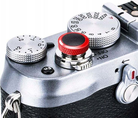 JJC Deluxe Soft Release Button SRB-R Black Red