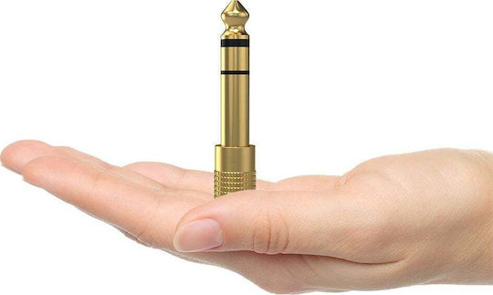 Mozos Converter 6.3mm female to 3.5mm female Gold 1pcs MA6335