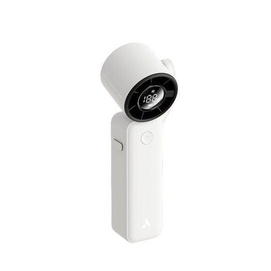 Aecooly Portable Handheld Air Gimbal Fan White 5 Speeds 3500 Mah Compact