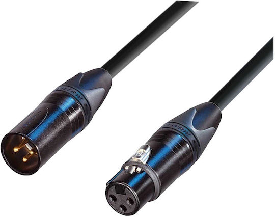Prostage Kabel XLR-Buchse - XLR-Buchse Schwarz 20m MB-B20