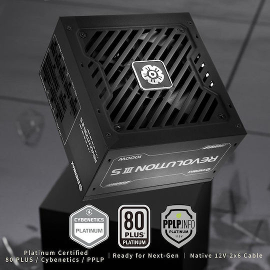 Enermax Revolution III S 1000W Μαύρο Τροφοδοτικό Υπολογιστή Full Modular 80 Plus Platinum