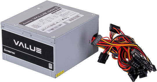 Chieftec Value Series 400W Γκρι Τροφοδοτικό Υπολογιστή Full Wired