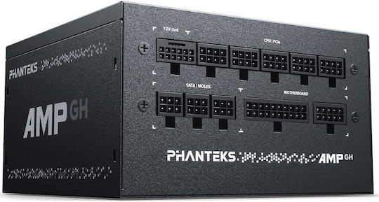 Phanteks 850W Negru Sursă de Alimentare Calculator Complet modular 80 Plus Gold (PH-P850GH_BK01_EU)