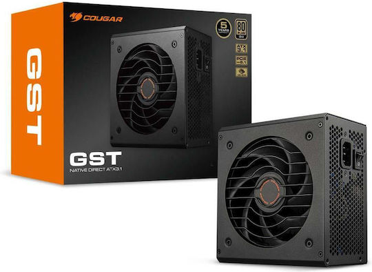 Cougar 750W Black Computer Power Supply Full Modular 80 Plus Gold (GST750)