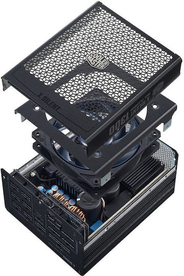 CoolerMaster X Silent MAX Platinum 1300W Μαύρο Τροφοδοτικό Υπολογιστή Full Modular 80 Plus Platinum