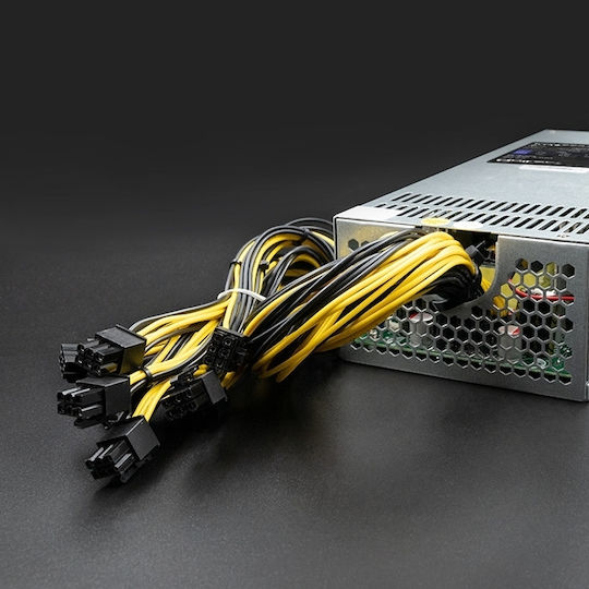 Qoltec 1600W Schwarz Computer-Netzteil Voll verkabelt (50351)