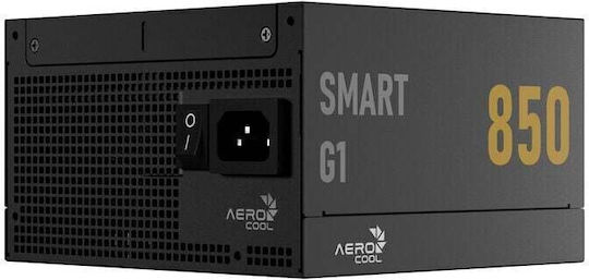 Aerocool Smart G1 850W Черно Захранващо Блокче За Компютър Пълен Модул 80 Plus Gold