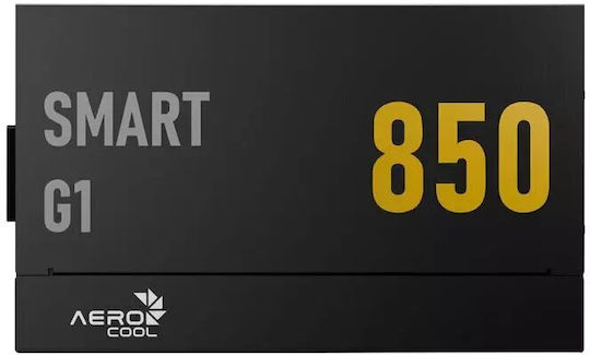 Aerocool Smart G1 850W Черно Захранващо Блокче За Компютър Пълен Модул 80 Plus Gold