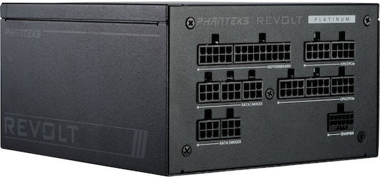Phanteks PH-P1000PR 1000W Μαύρο Τροφοδοτικό Υπολογιστή Full Modular 80 Plus Platinum