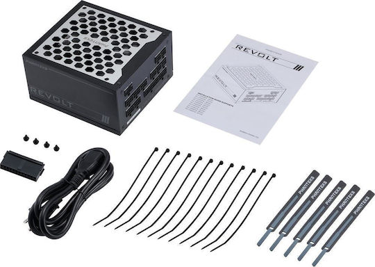 Phanteks PH-P1200PR 1200W Negru Sursă de Alimentare Calculator Complet modular 80 Plus Platinum
