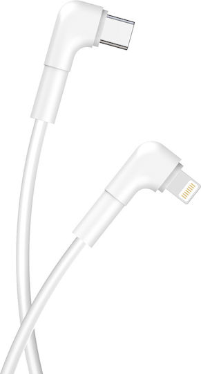 Maxlife USB-C to Lightning Cable 27W White 1m (MXUC-09T)