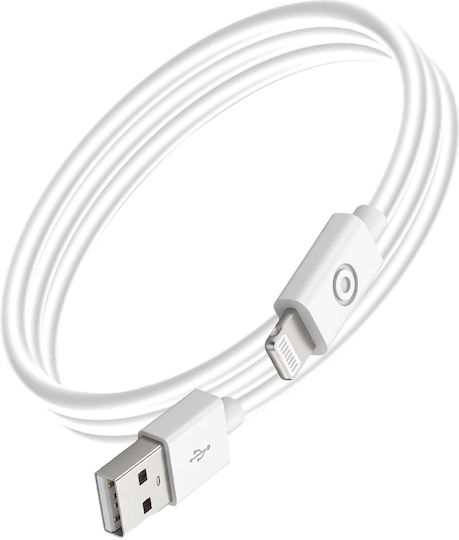 Bigben Connected USB-A Lightning Кабел 50см 2.4A Бял