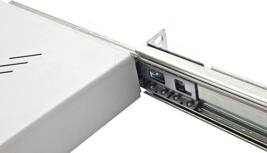 Triton Extendable Roller 19" 1u/550mm Full Guide Rail Load 45kg Grey