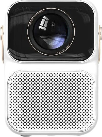 Wanbo T6 Max Portable Mini Projector LCD Full HD LED Lamp with Wi-Fi and Built-in Speakers White