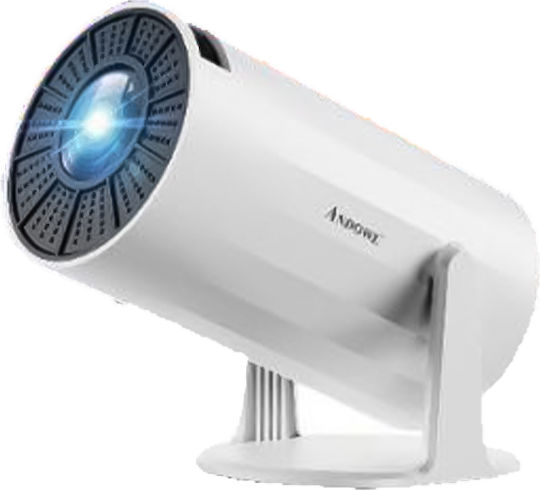 Andowl PR80 6954215478543 Mini Proiector LCD LED cu Difuzoare Incorporate Alb