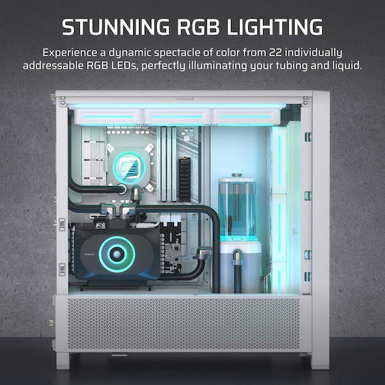 Corsair Pump Combo Reservoir Icue Link Xd6 Rgb Elite White Cx-9040014-ww