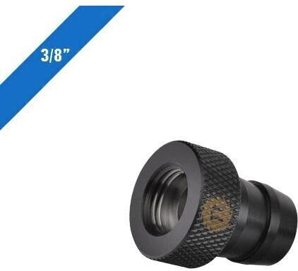 Thermaltake Pacific 3/8” (9.25 mm) Fill-port Fittings Black
