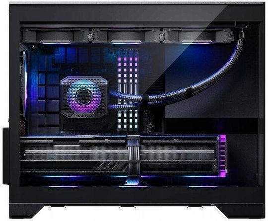 Phanteks XT V3 Геймърско бюро Мини кула Компютърна кутия със страничен прозорец Черен
